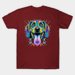 Cute Billy Dog Print T-Shirt